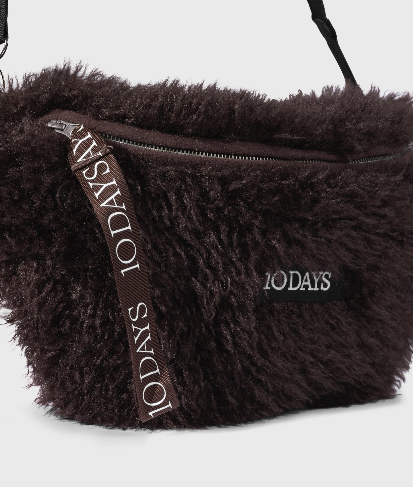 10Days | Hairy Cross Body Bag - Deep Wine (20-964-5204)