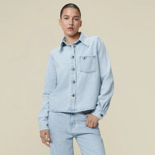 Lois Jeans | Isa Mauroi Bright TGS Shirt - Snow Bleached (3486-7973)