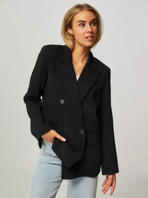 Co’couture | AndreaCC Oversize Blazer - Zwart (90101)