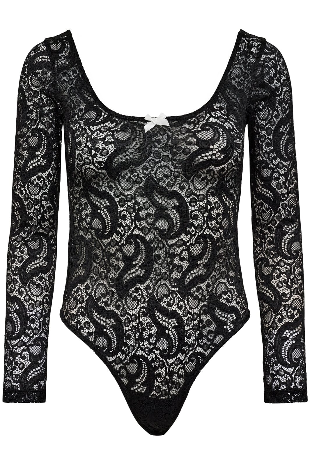 Haute L'Amitié | Summer Lace Ls Body - Black (HL10107)