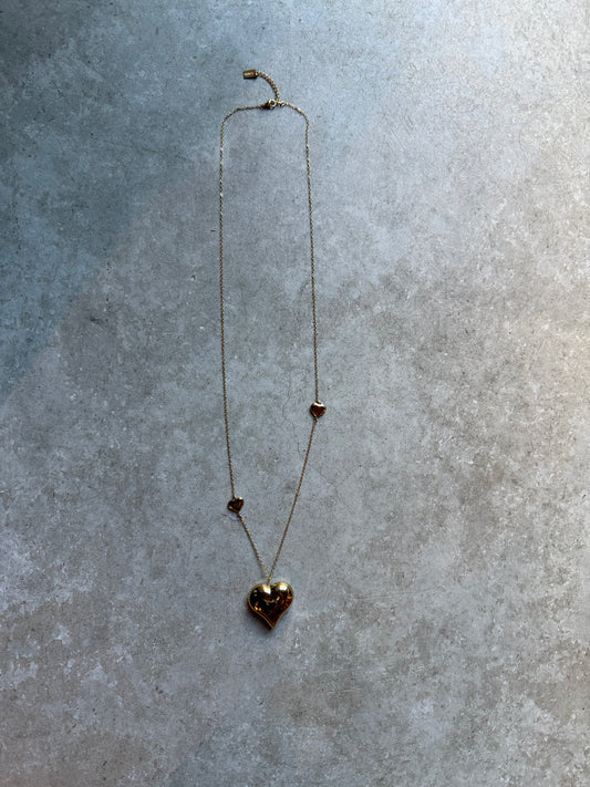 FÍ Sieraden | Gouden Ketting Met Hartjes - Lang