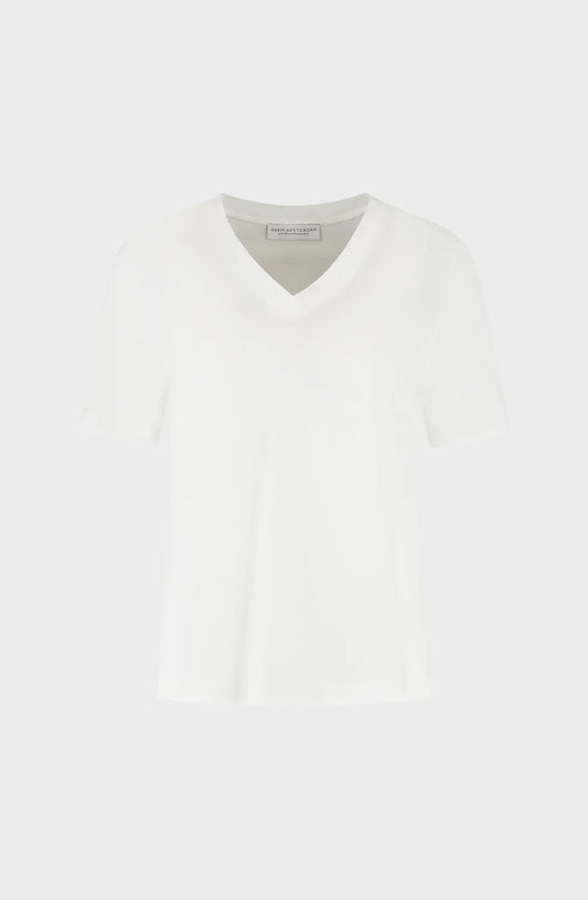Amaya Amsterdam | Billy V-Neck - White