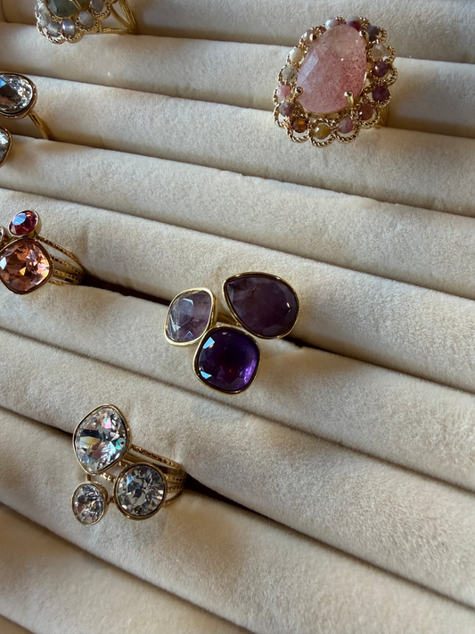 Flem The Label | Ring Lilly - Dark Purple