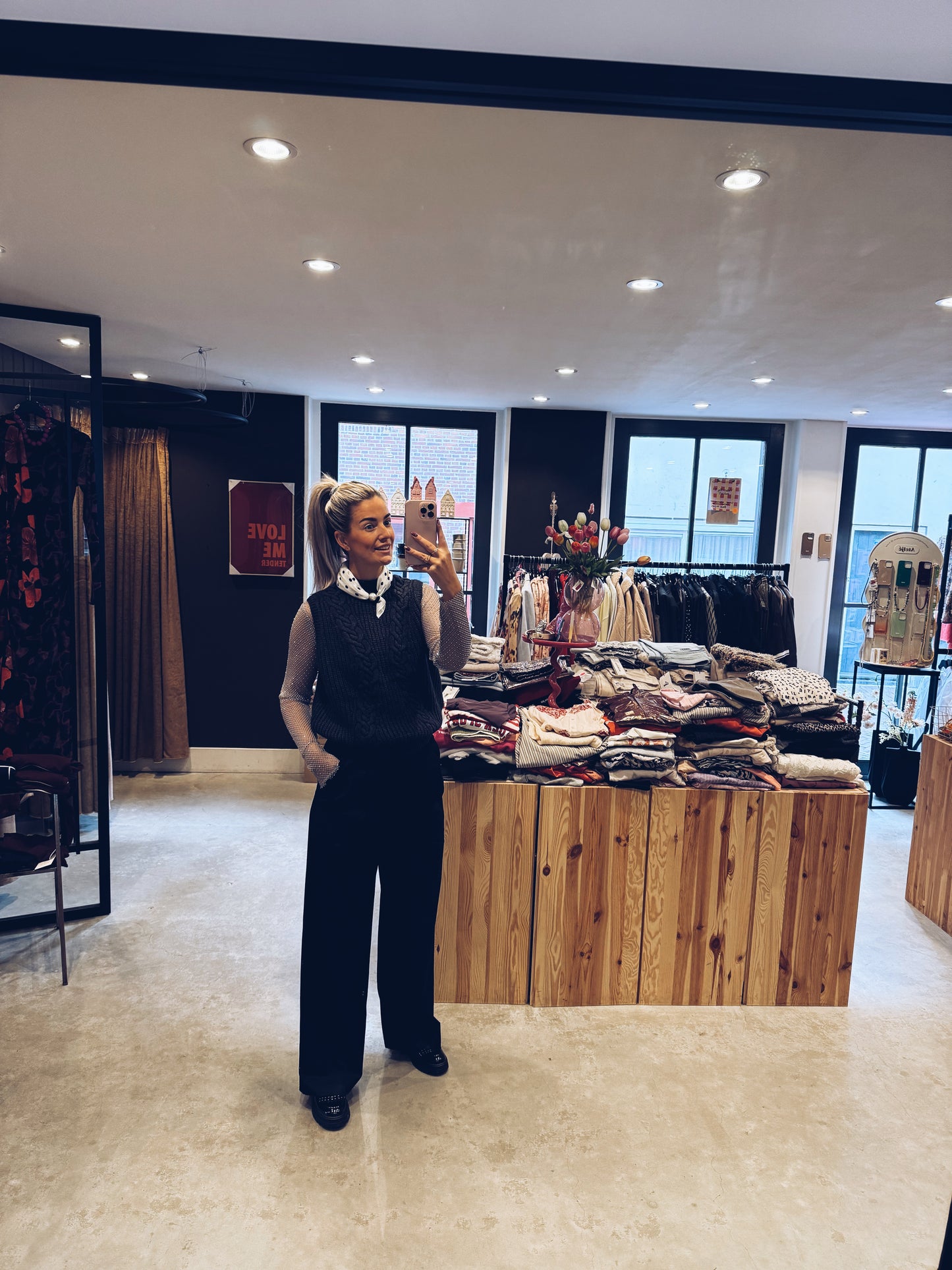 Co'couture | RowCC Cable Knit Top - Dark Grey (32242)