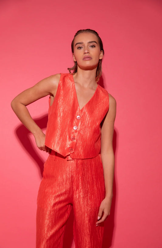 Studio Amaya | Cilou Gilet - Dark Orange