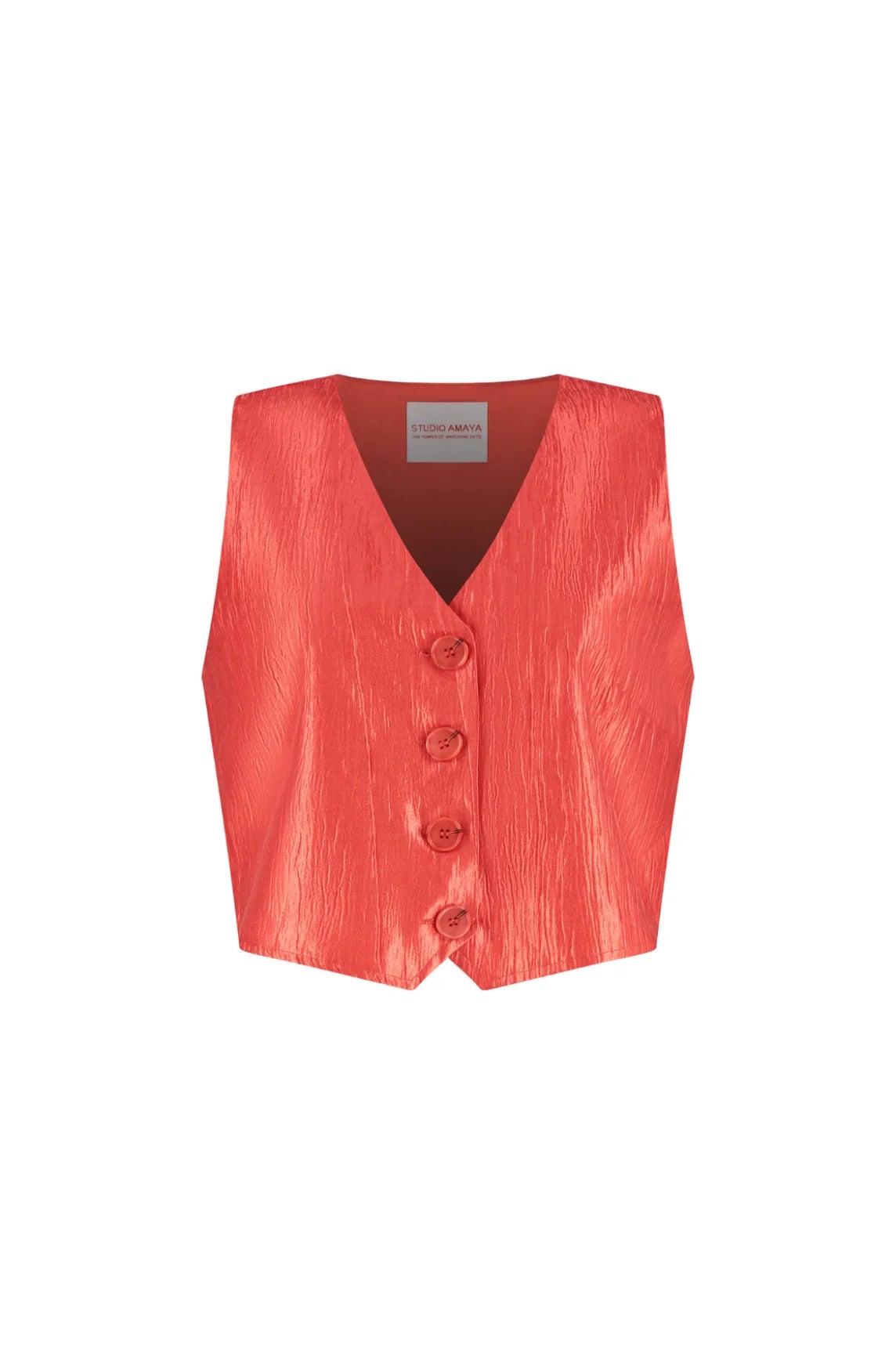 Studio Amaya | Cilou Gilet - Dark Orange