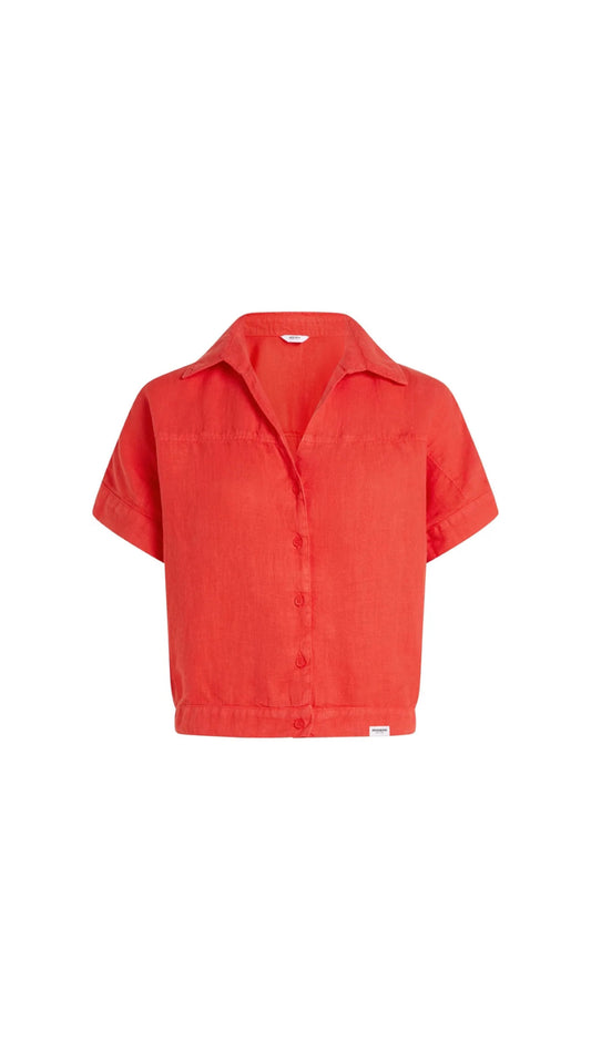 Penn & Ink | Blouse (S25Z717) - Pomegranate