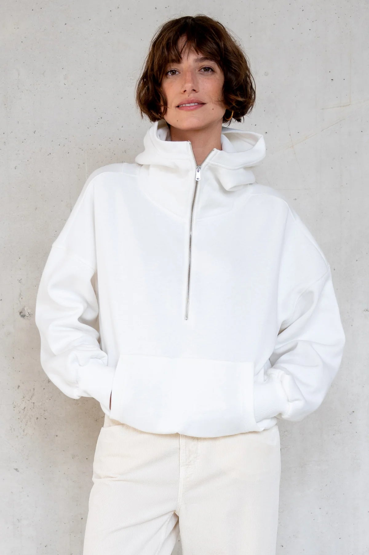 Penn & Ink | Hoodie Print (W25T1211LTD) - Milk