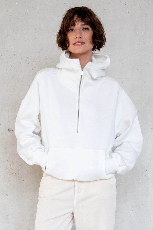 Penn & Ink | Hoodie Print (W25T1211LTD) - Milk