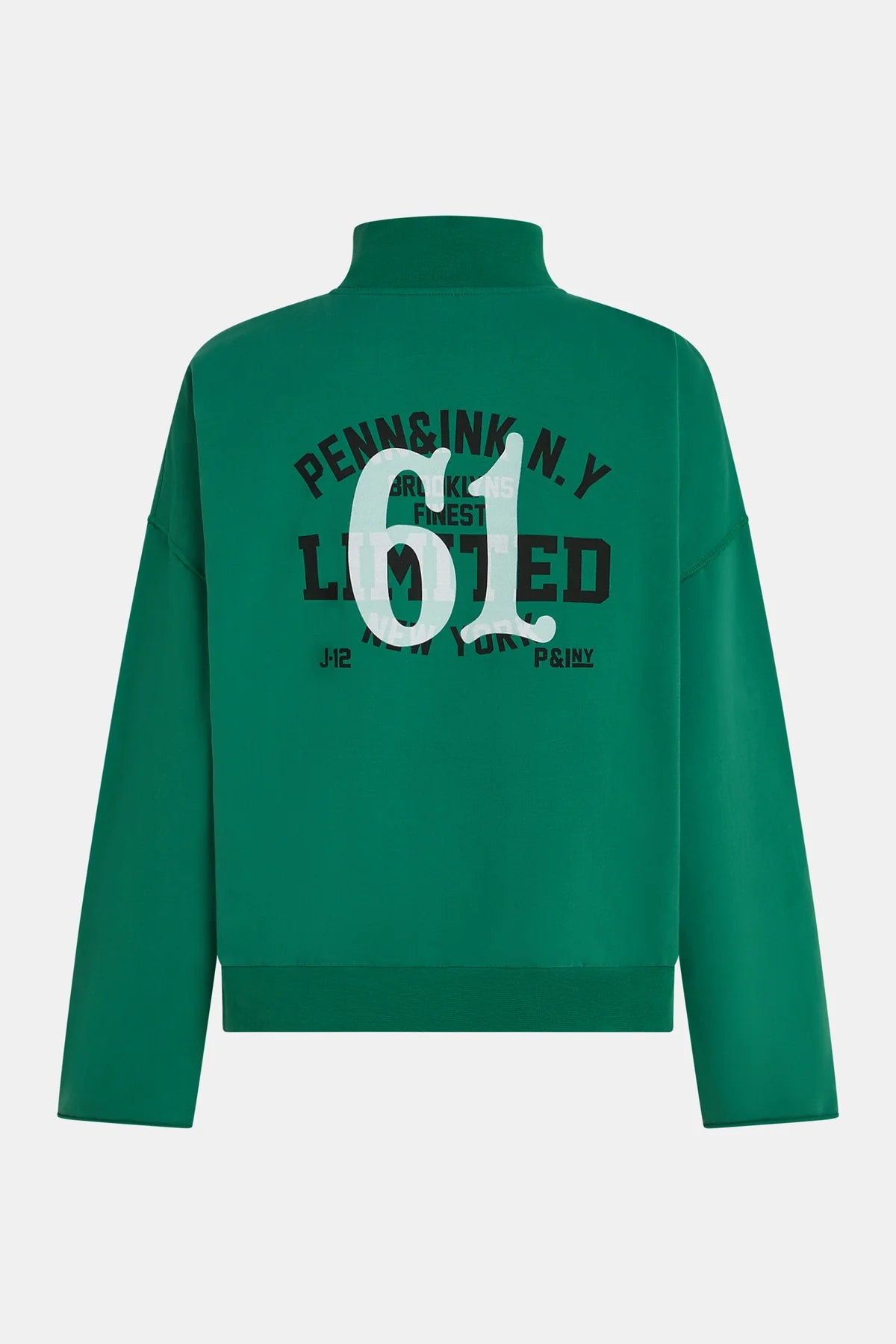 Penn & Ink | Sweater Print (W25F1764LTD) Green - Black