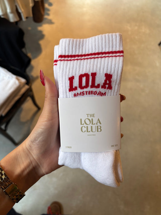 The Lola Club | Lola Socks - Red