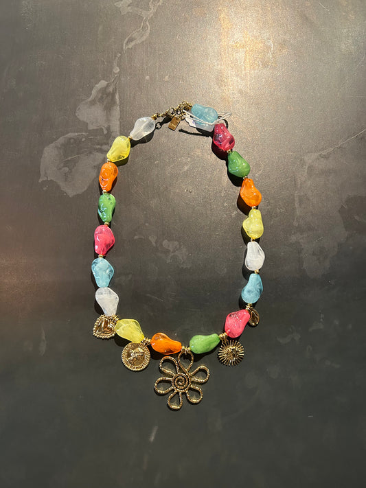 FÍ Sieraden | Steentjes ketting - multicolor