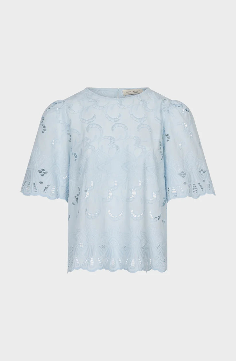 Amaya Amsterdam | Meggan Blouse - Blue