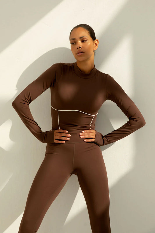 The Lola Club | Demi Top - Chocolate