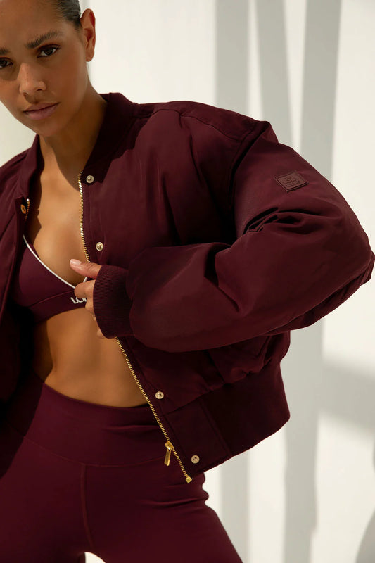 The Lola Club | Leah Bomber - Cherry Red
