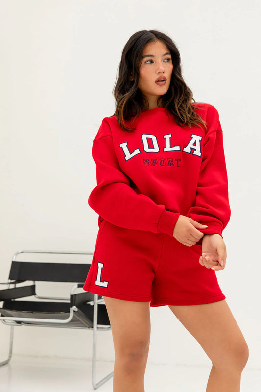 The Lola Club | Milla Red Sweater