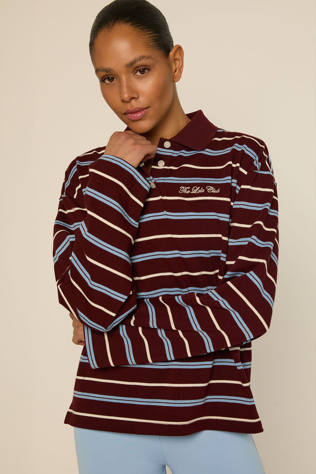 The Lola Club | Emilia Polo - Striped Mulberry