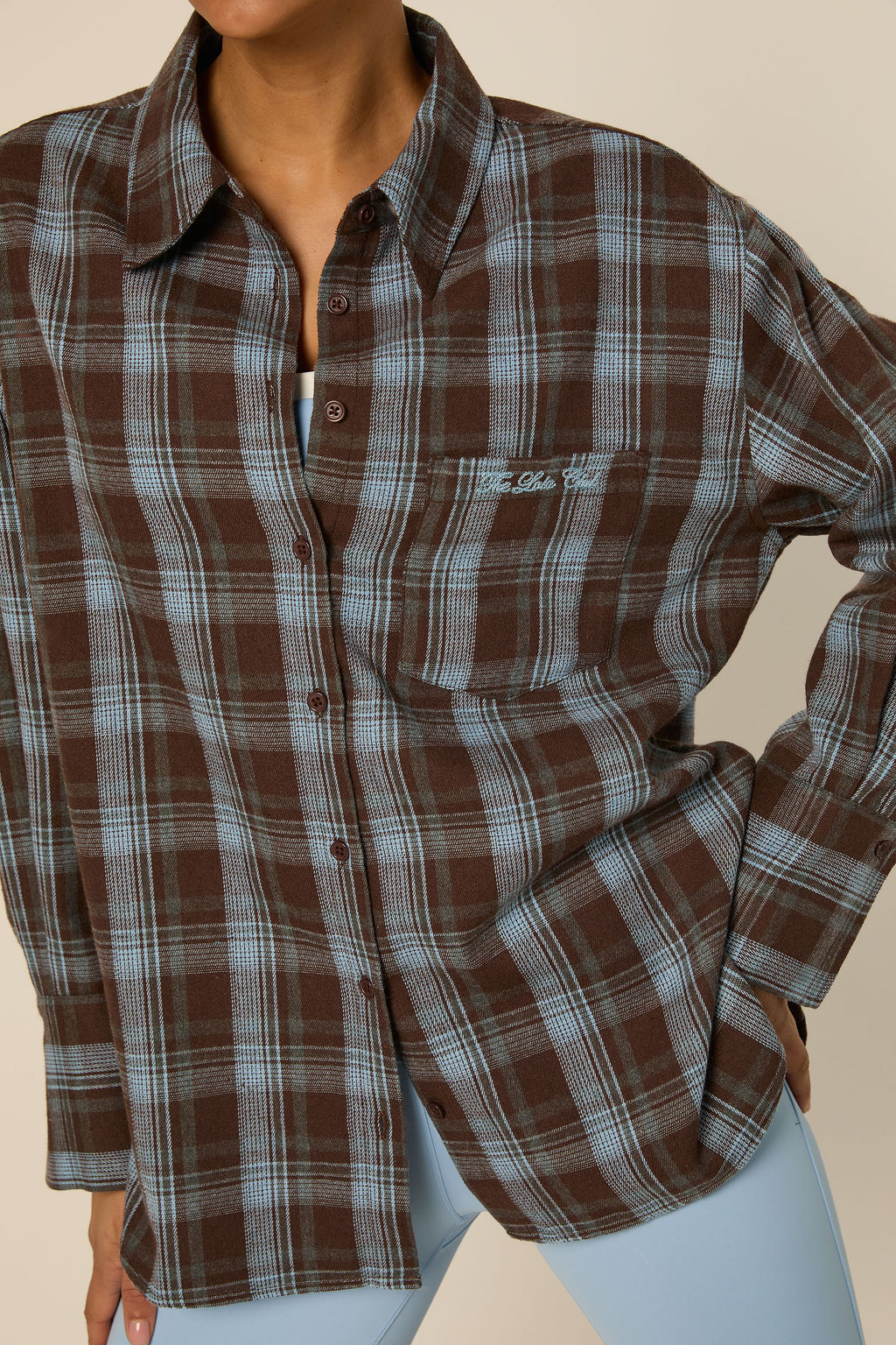 The Lola Club | Anne Shirt - Icey Blue