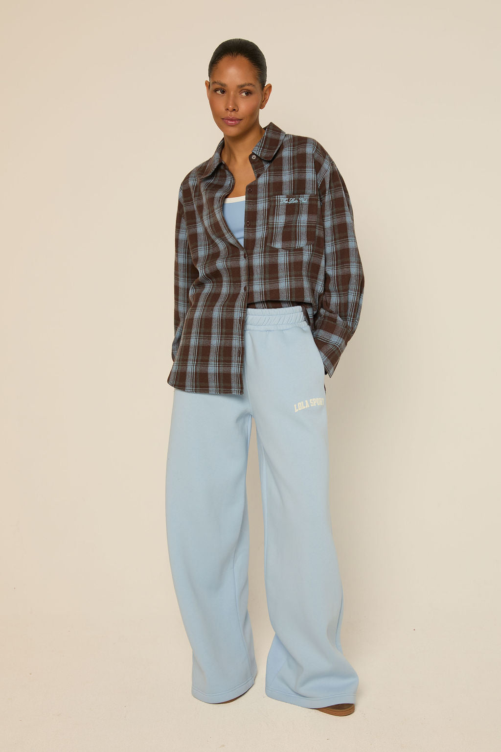 The Lola Club | Anne Shirt - Icey Blue