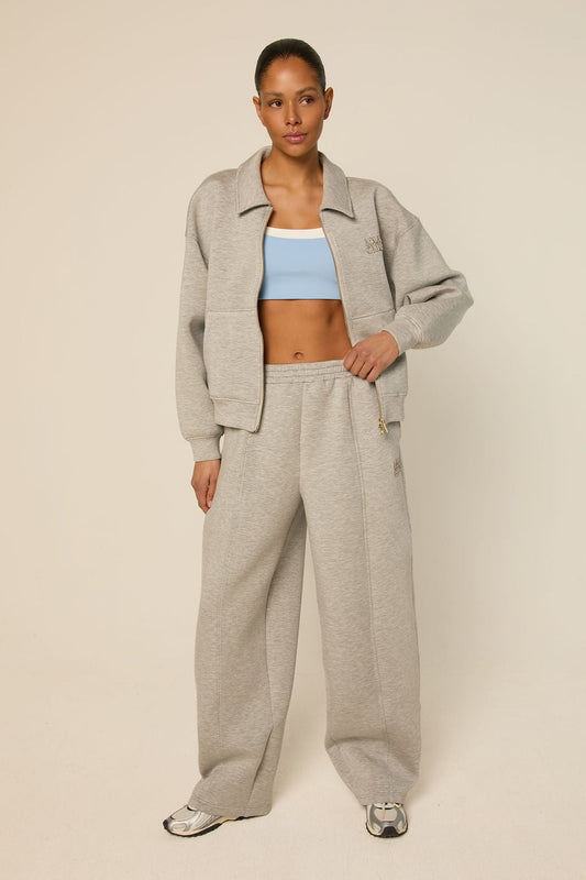 The Lola Club | Lois Pants - Grey Melange