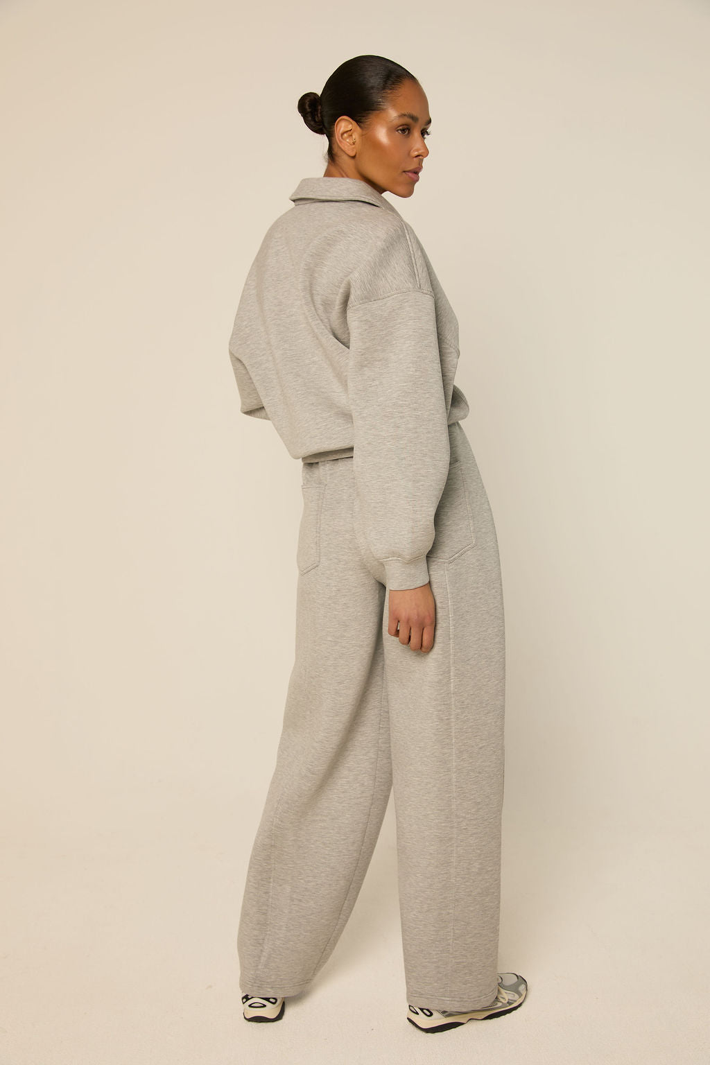 The Lola Club | Lois Pants - Grey Melange