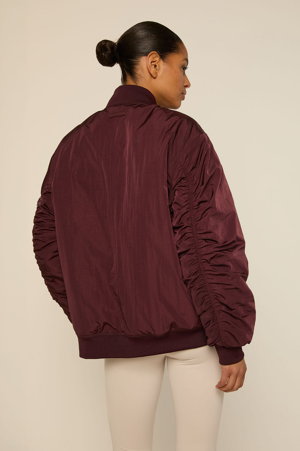 The Lola Club | Lina Bomber - Mulberry Wine