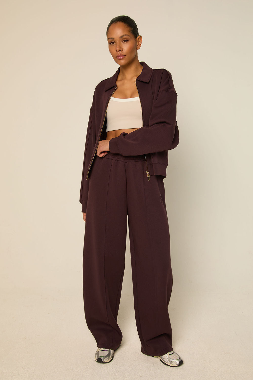 The Lola Club | Leyla Pants - Mulberry Wine
