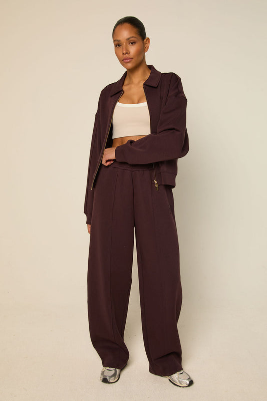 The Lola Club | Leyla Pants - Mulberry Wine