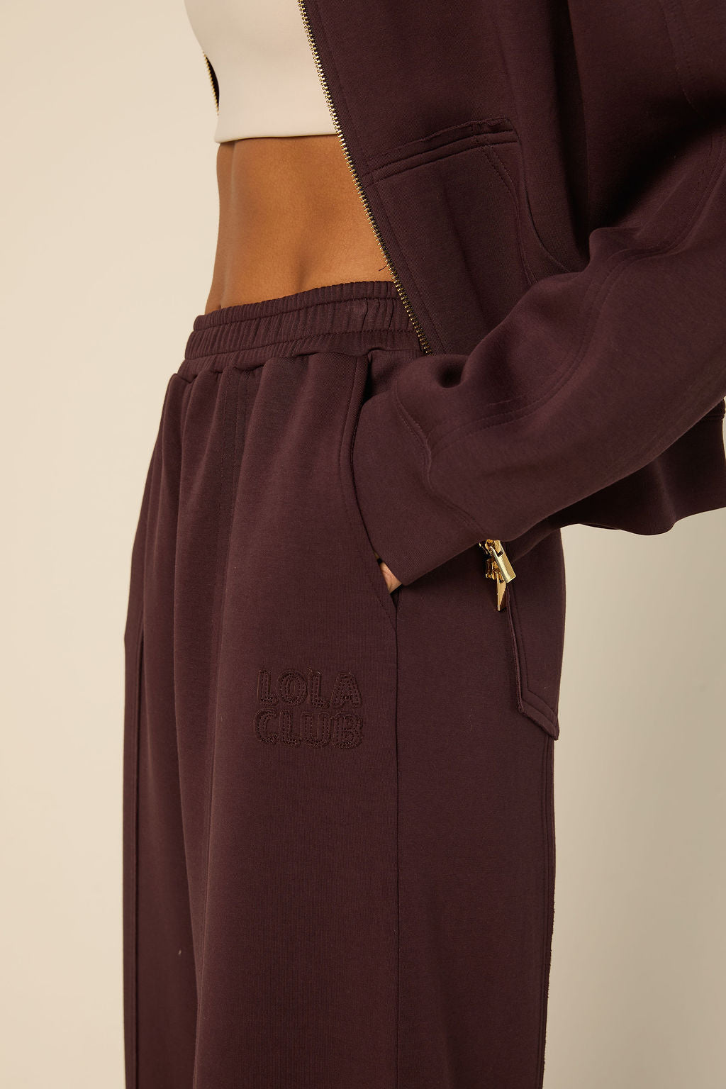 The Lola Club | Leyla Pants - Mulberry Wine