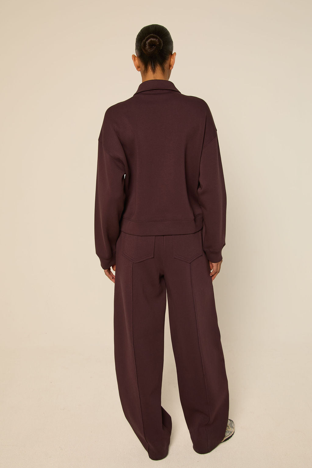 The Lola Club | Leyla Zip Through - Mulberry Wine