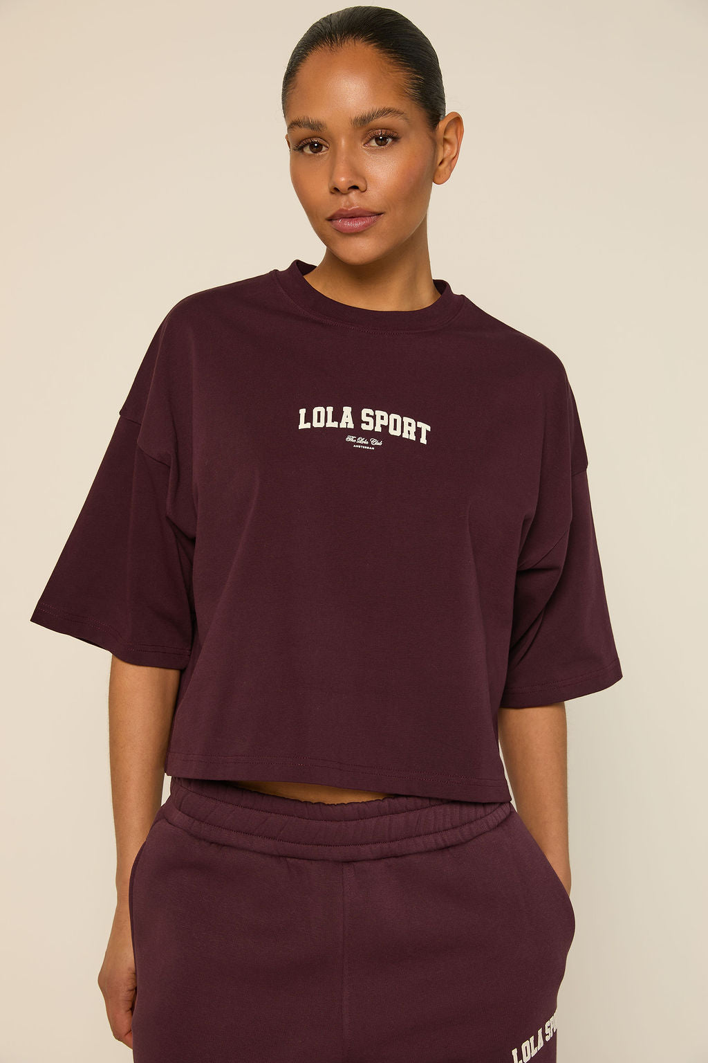 The Lola Club | Stella Tee - Mulberry Wine