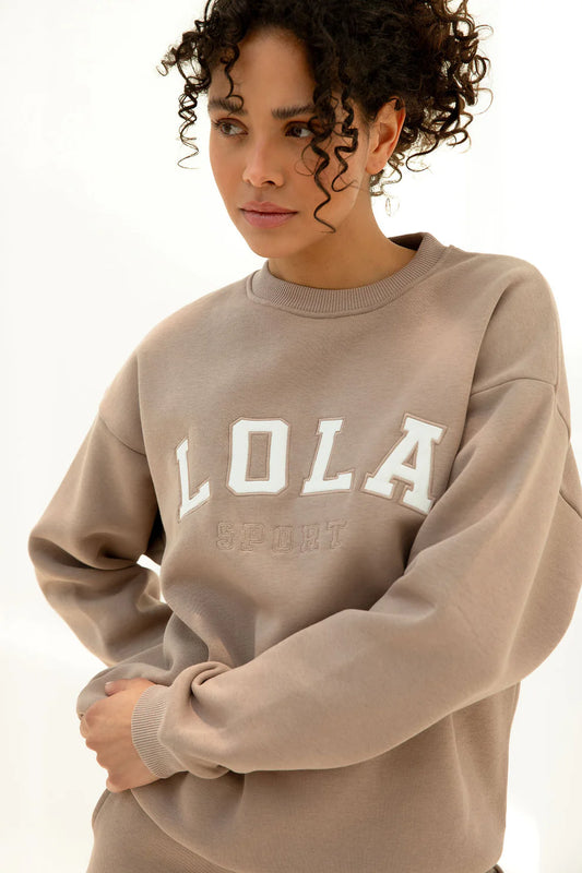 The Lola Club | Milla Sweater - Taupe