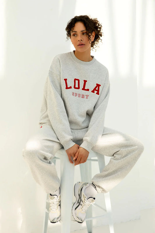 The Lola Club | Milla Sweater - Grey Melange