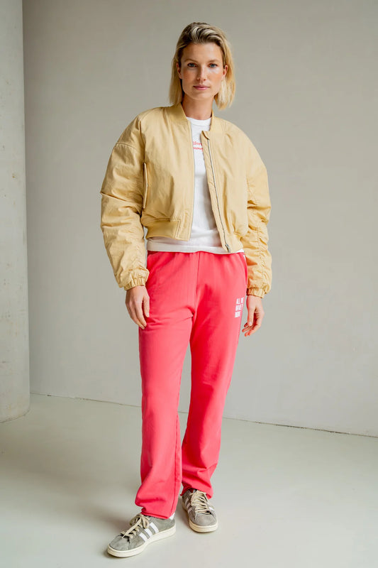 Penn & Ink | Trousers Print - Grenadine/White (S25F1597)