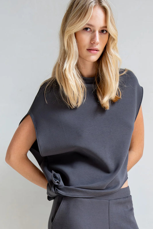 Penn & Ink | T-Shirt - Charcoal (S25F1147)