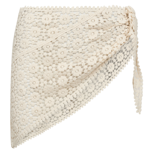Co'couture | Calincc Crochet Scarf Skirt - Beige