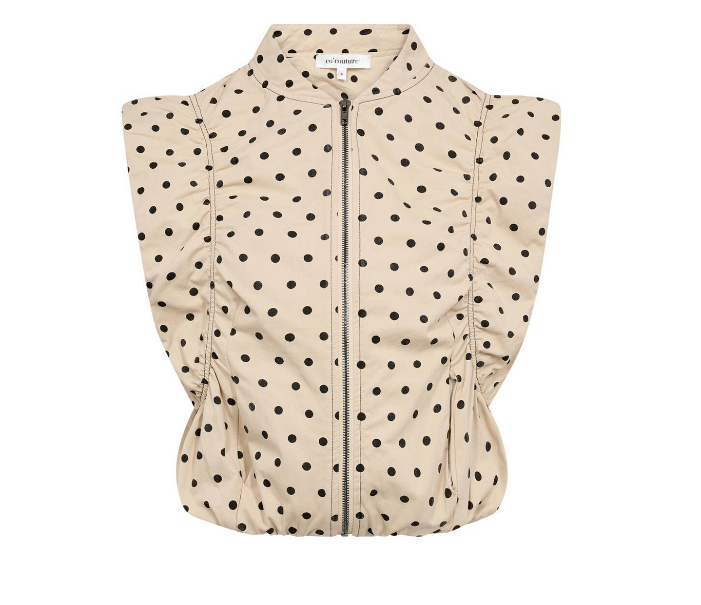 Co'couture | Diddicc Dot waistcoat - Bone (40041)