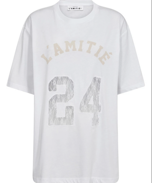 Haute l'Amitié | 24 Lace Number Tee - (HL10534)