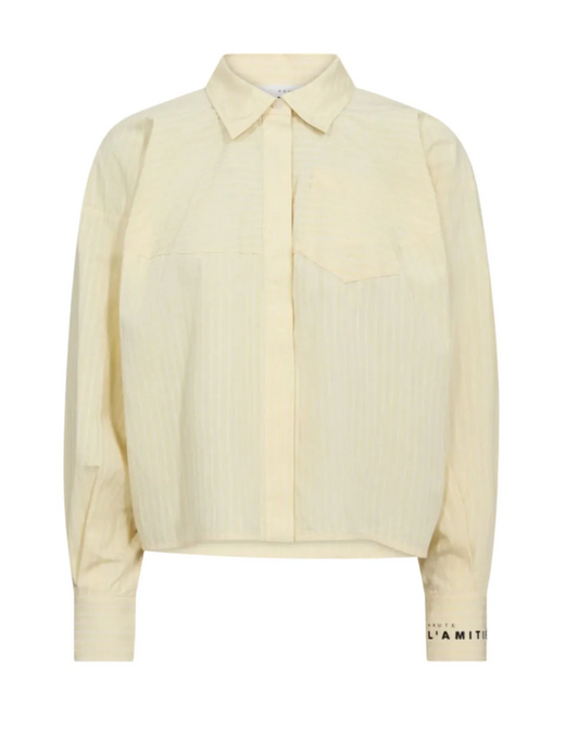 Haute L'Amitié | Sophie Yellow Stripe Shirt - (HL10751)