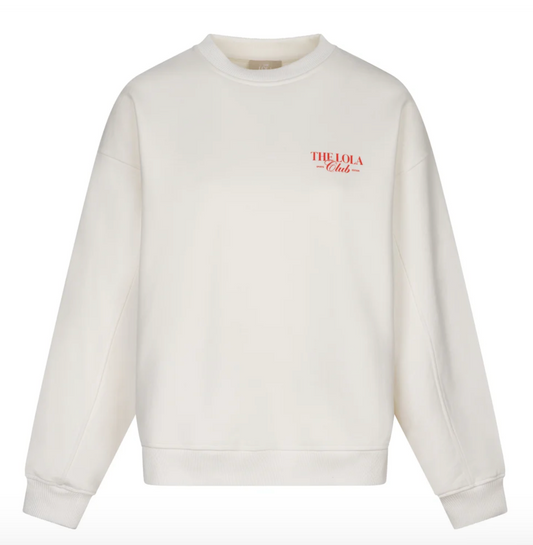 The Lola Club | Ruby Sweater - Crispy White