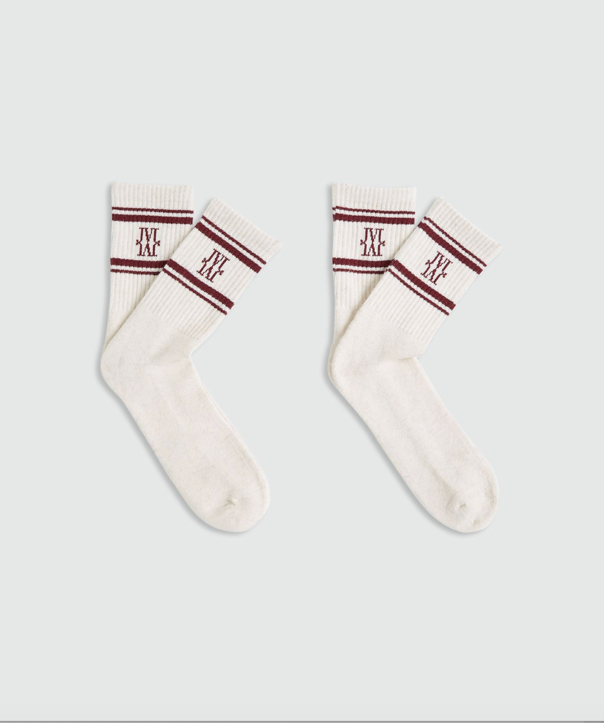 JOSH V | Basil Socks - Ecru Melange