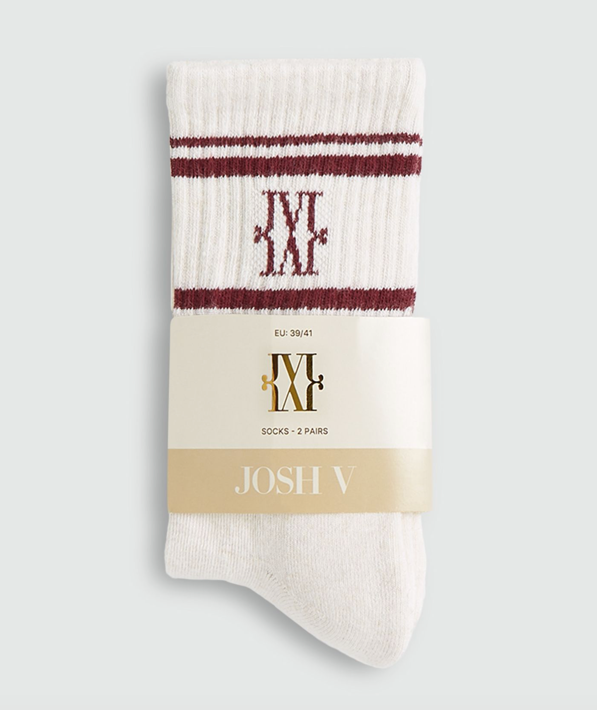 JOSH V | Basil Socks - Ecru Melange