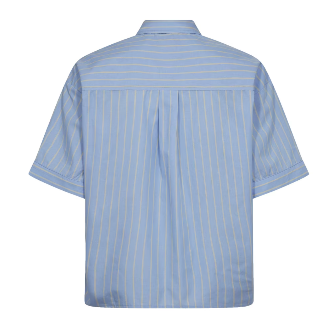 Co'couture | Simocc Stripe Tie Shirt - Pale Blue (45050)