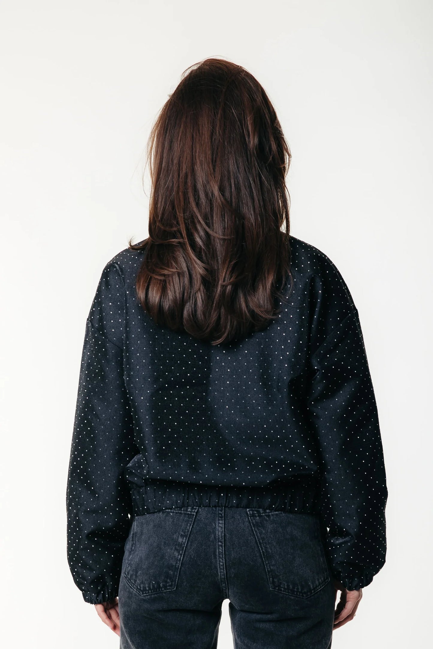 Colourful Rebel | Bente Studded Bomber Jacket - Black