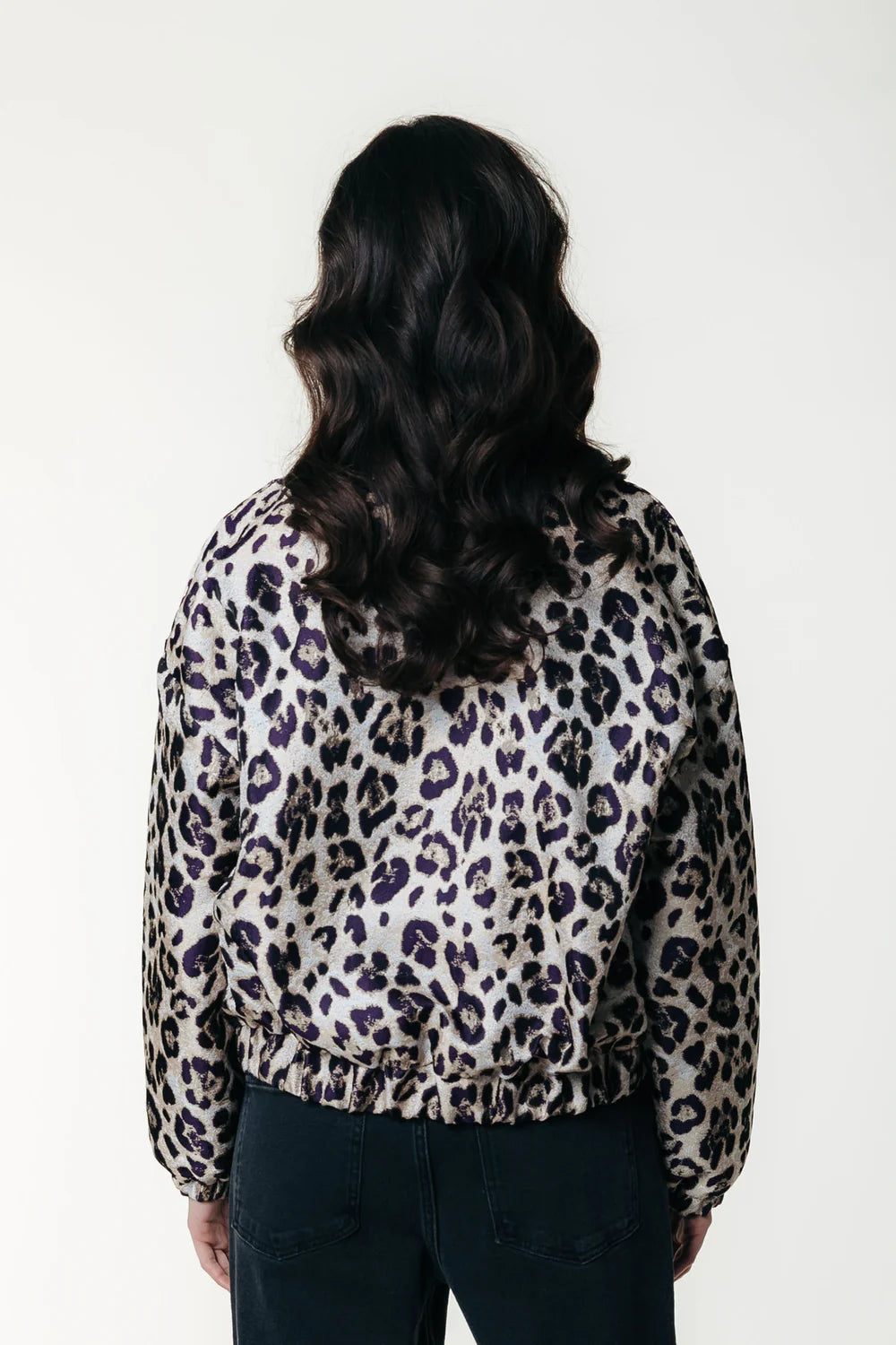 Colourful Rebel | Bente Leopard Bomber - Beige (WJ117131)
