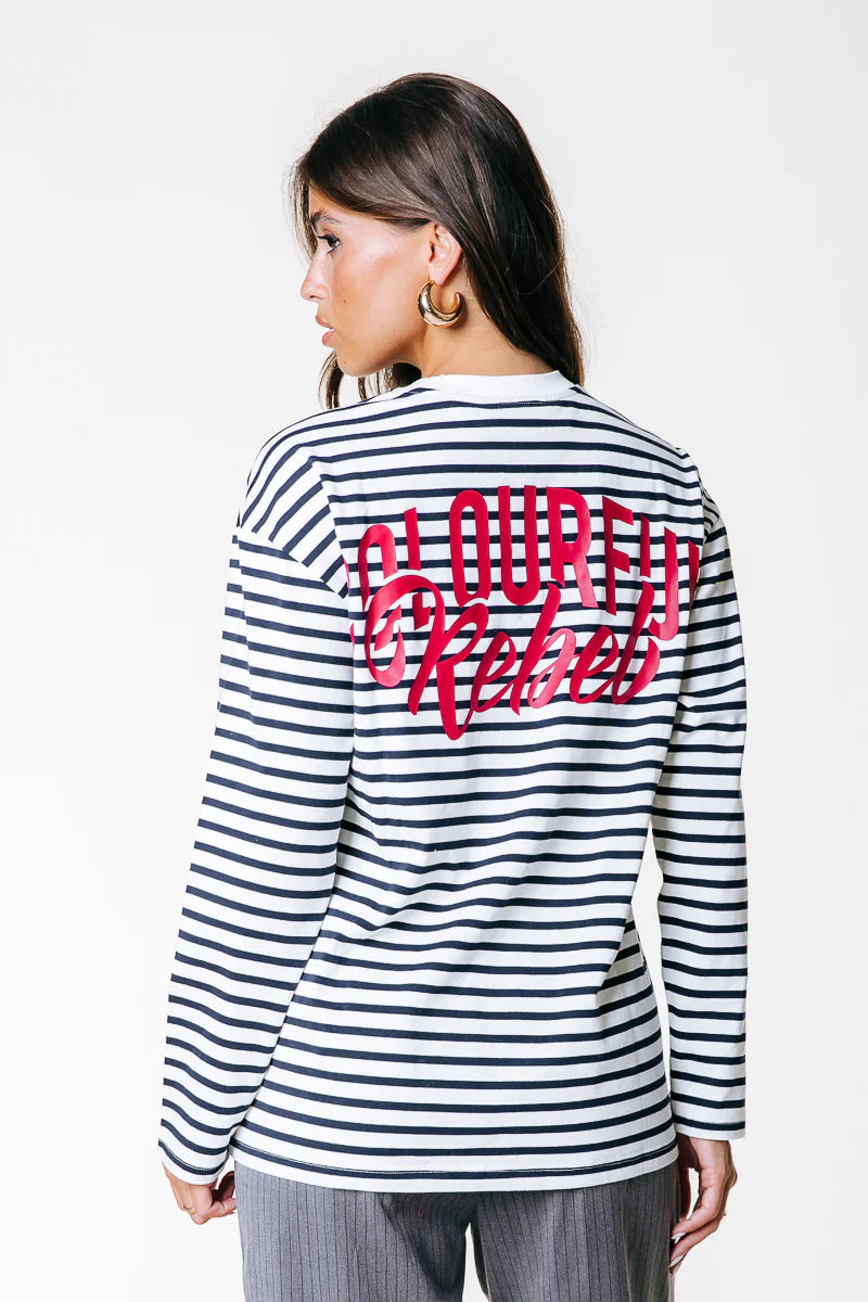 Colourful Rebel | Bold Logo Longsleeve - Off White (WT117084)