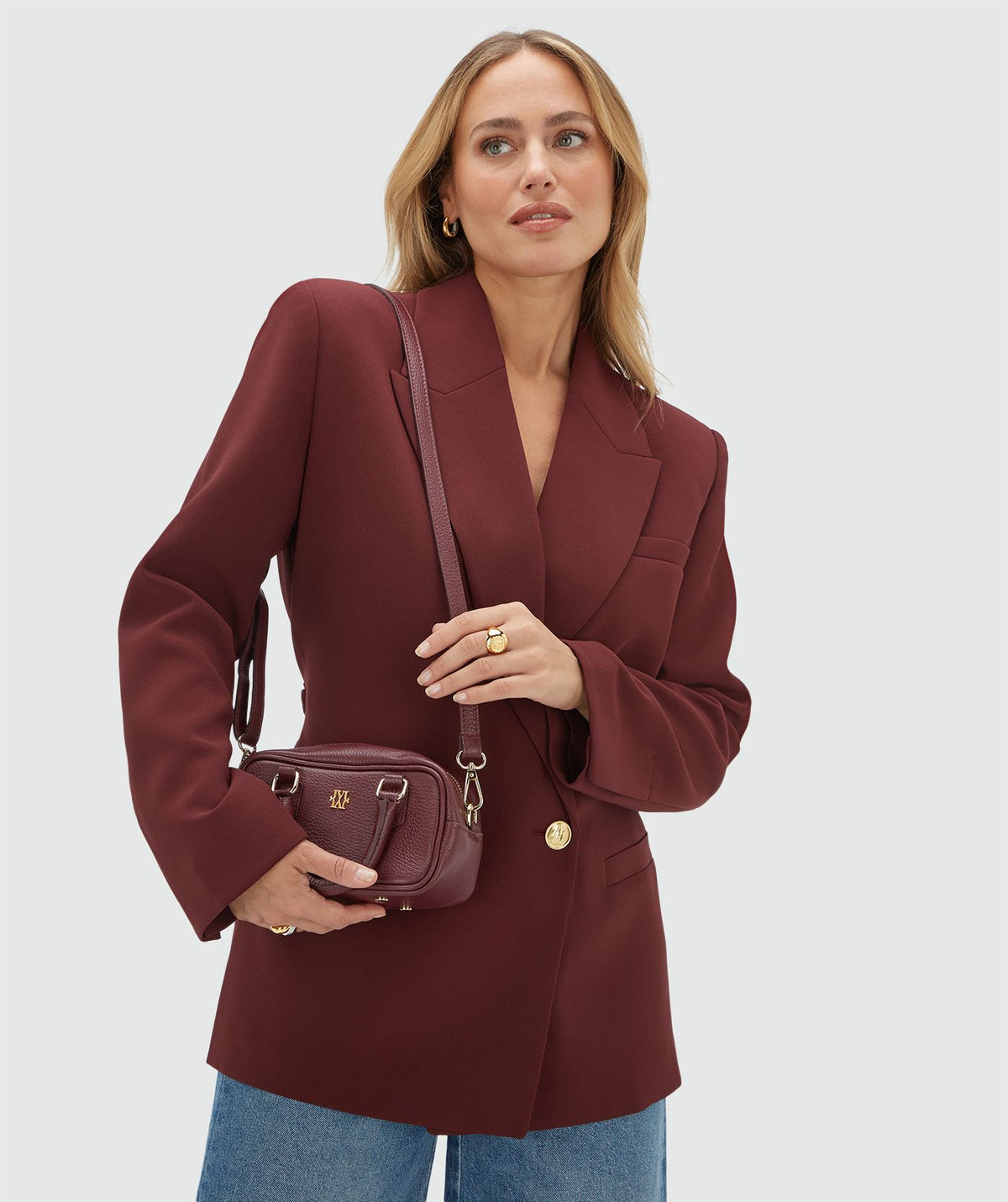 JOSH V | Amandine Bag - Burgundy