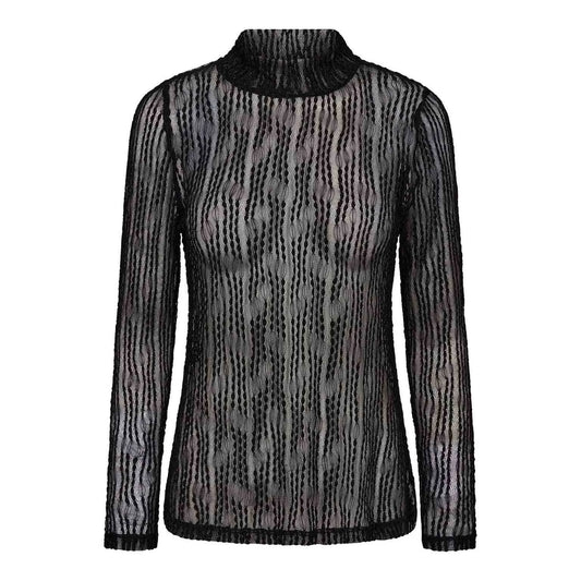 Co'couture | BarbCC Turtleneck blouse - Black (33203)