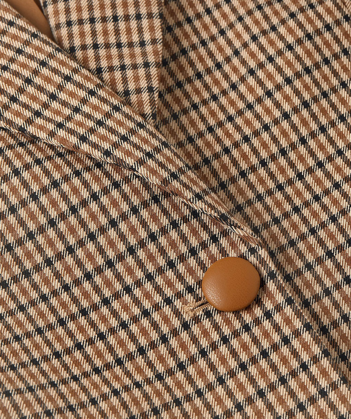 JOSH V | Beryl Getailleerde Blazer - Brown Check