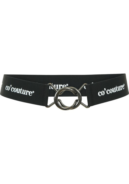 Co'Couture | Logo Elastic Belt - Black 39010